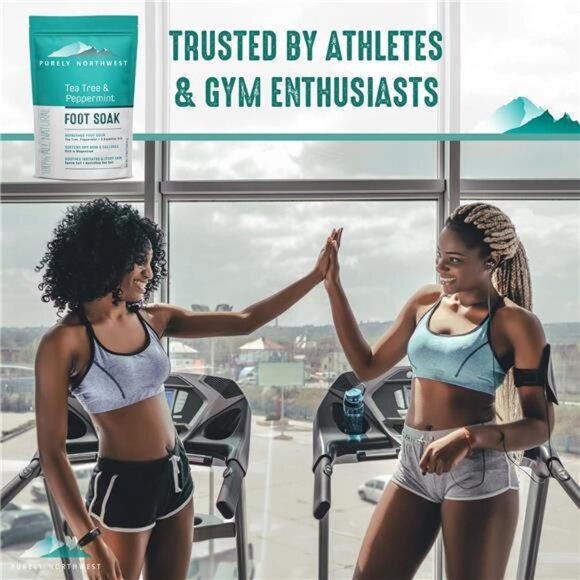 Tea Tree Oil & Peppermint Foot Soak with Epsom Salt - Picture 3 of 16